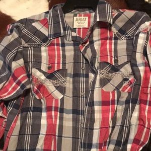 Men’s Ariat Retro Fit Button Down